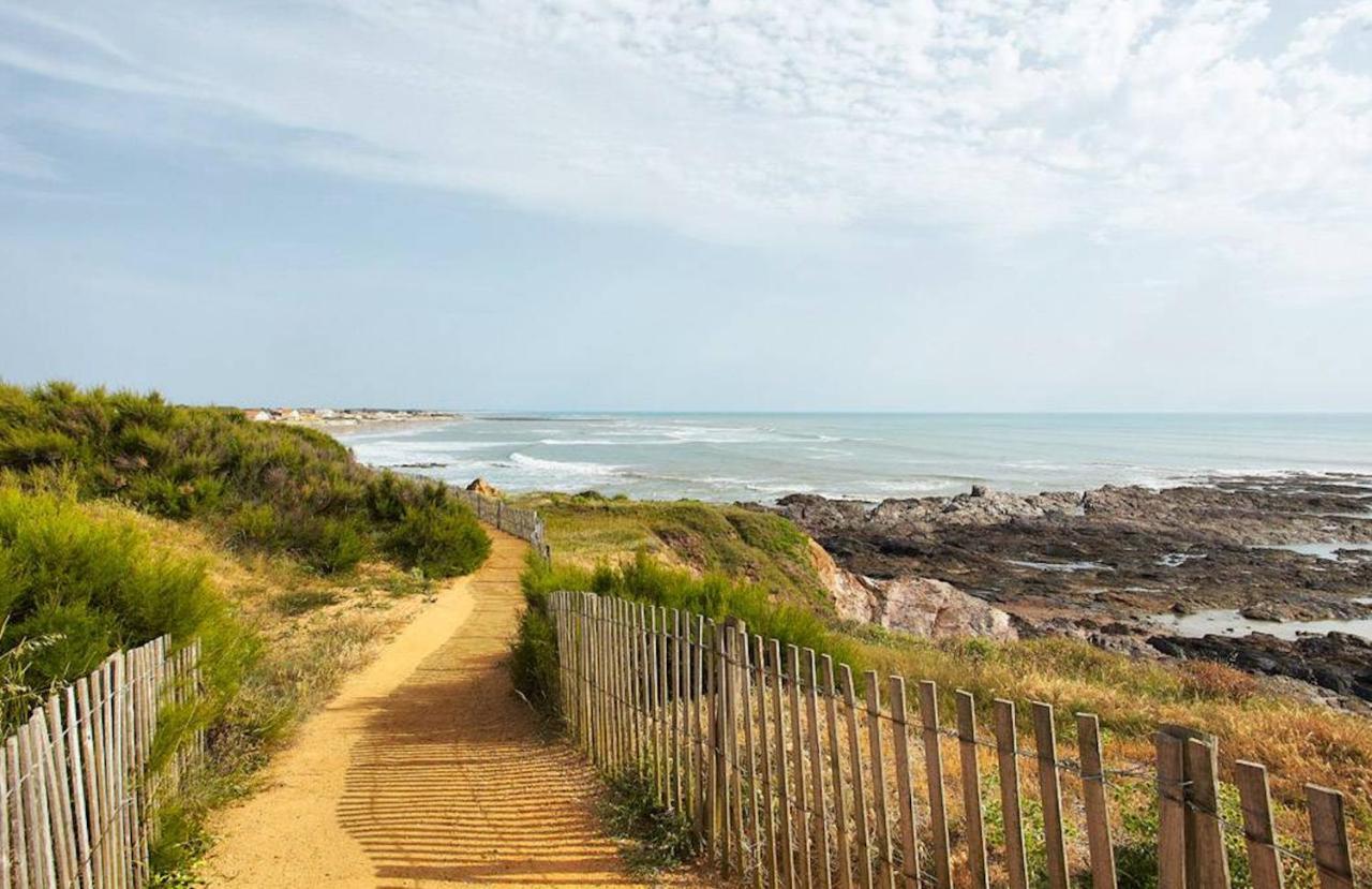 Chalet Pour 6 Dans Un Domaine Avec Piscine Brétignolles-sur-Mer Eksteriør billede