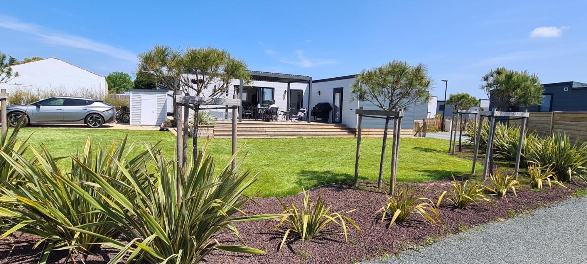 Chalet Pour 6 Dans Un Domaine Avec Piscine Brétignolles-sur-Mer Eksteriør billede